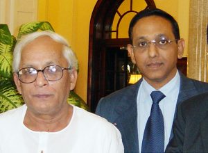 With Fmr. CM Buddhadev Bhattacharjee