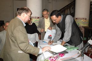 Signing book for the German Consul General