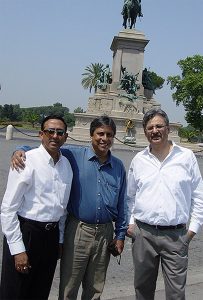 With Soumyo Bandopadhyay and YC Deveswar