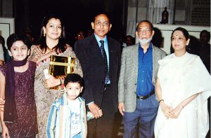 Family members with Governor of West Bengal